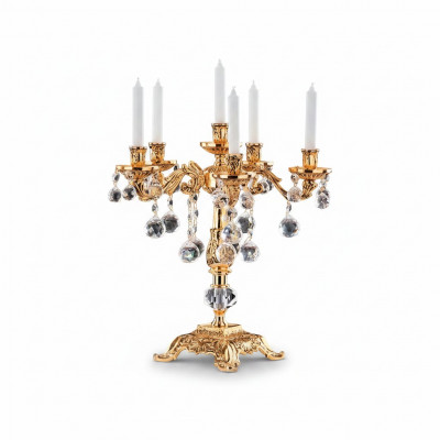 Kaarsenstandaard Kaarsenhouder Kandelaar Tafellamp Elegant Goud