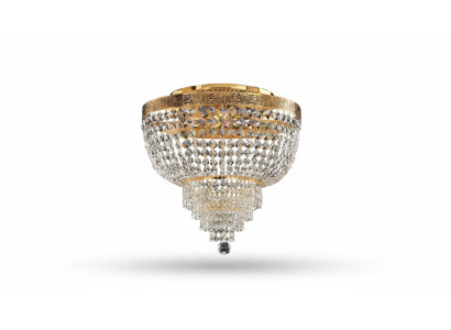 Kroonluchter Plafondlamp Luxe Goud Hanglamp Kroonluchter Kristal Kunst