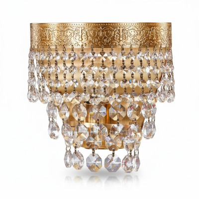Wandlamp Wandlampen Wandlamp Kroonluchter Muur Lampen Kristal Goud