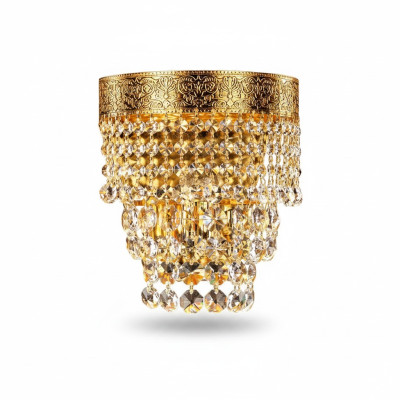 Lampen wandlamp wandlampen wandlamp kroonluchter wand kristal goud