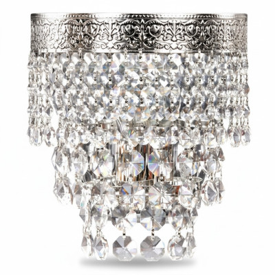 Wandlamp Wandlamp Wandlampen Kandelaar Wandlampen Kristal Zilver