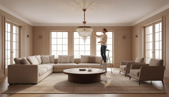 Plafondlamp Luxe Gouden Kroonluchter Plafondlamp Kroonluchter Kristal Kunst