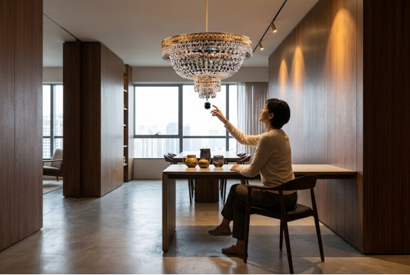 Lustre plafondlamp Luxe Gouden kroonluchter Plafondlamp Kristal Kunst