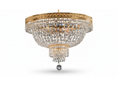 Lustre plafondlamp Luxe Gouden kroonluchter Plafondlamp Kristal Kunst