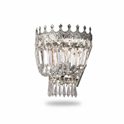 Wandlampen Wandlamp Wandlamp Kroonluchter Wandlampen Kristal Zilver