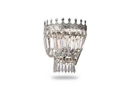 Wandlampen Wandlamp Wandlamp Kroonluchter Wandlampen Kristal Zilver