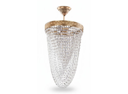 Kroonluchter plafondlamp Luxe Goud Plafondlamp Kristal Art