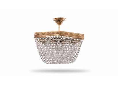 Plafondlamp Plafondkroonluchter Luxe Goud Kroonluchter Kandelaar Kristal Kunst