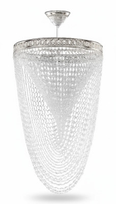 Kroonluchter Plafondlamp Luxe Zilveren Plafondlamp Kroonluchter Kristal