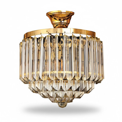 Hanglamp Luxe Gouden Kroonluchter Plafondlamp Kandelaar Kristal Art