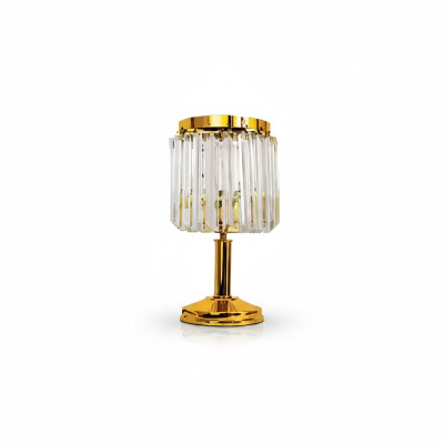 Tafellamp Tafellamp Lamp Verlichting Luxe Goud Lampen Tafel Kristal