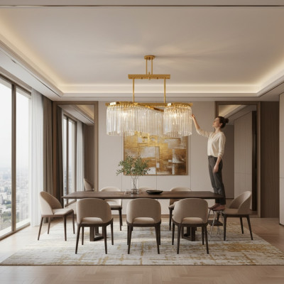 Kroonluchter Plafondlamp Luxe Goud Plafondlamp Luster Glas Modern