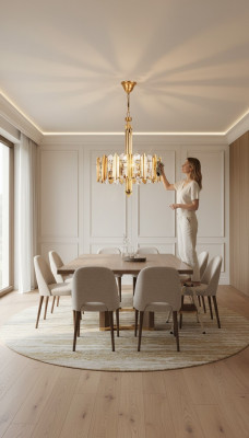 Luxe plafondlamp Gouden kroonluchter Plafondlamp Kroonluchter Kristal