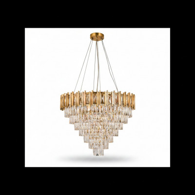 Lustre kroonluchter plafondlamp luxe goud plafondlamp kristal