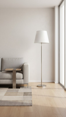 Vloerlamp Staande lamp Stand Metaal Verlichting Lampen Lamp Wit Modern