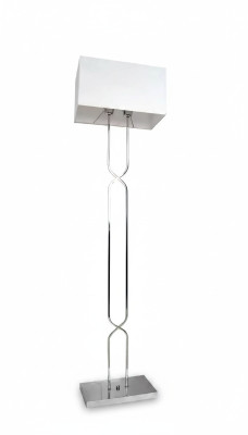Vloerlamp Staande lamp Stand Verlichting Lampen Lamp Wit Modern Metaal