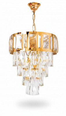 Luster Kroonluchter Plafondlamp Luxe Goud Kristallen Plafondlamp