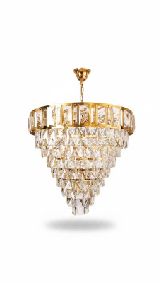 Kroonluchter Plafondlamp Luxe Gouden Plafondlamp Kroonluchter Kristal 80x90cm