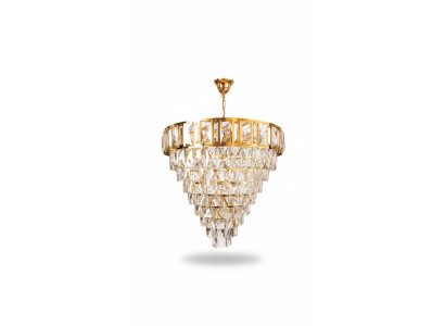 Kroonluchter Plafondlamp Luxe Gouden Plafondlamp Kroonluchter Kristal 80x90cm