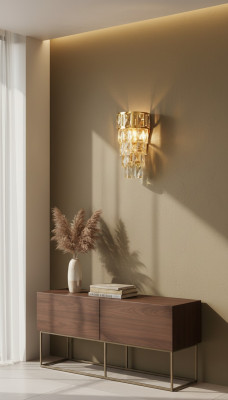 Wandlamp Wandlamp Wandlampen Kroonluchters Wandlampen Kristal Goud