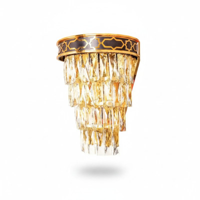 Wandlampen Wandlamp Wandlamp Kroonluchter Wandlampen Kristal Goud
