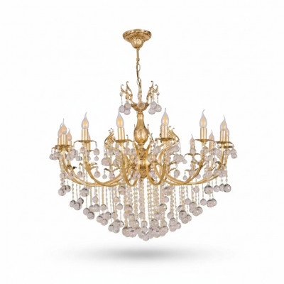 Plafondlamp Kroonluchter Luxe Goud Plafondlamp Kandelaar Kristal Lampen
