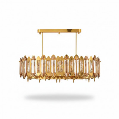 Plafondlamp kroonluchter plafondverlichting lamp goud luchter kristal