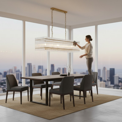 Luster Kroonluchter Plafondlamp Glas Plafondlamp Zilveren Kunstlampen