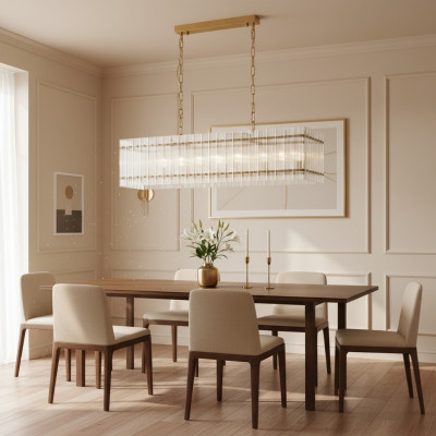 Luster Kroonluchter Plafondlamp Glas Plafondlamp Zilveren Kunstlampen