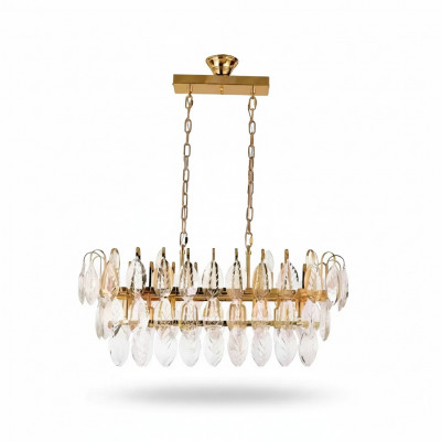 Lustre kroonluchter plafondverlichting luxe goud plafondlamp kristallen armatuur