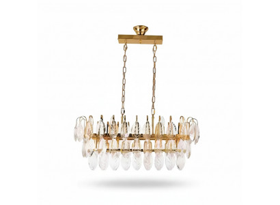 Lustre kroonluchter plafondverlichting luxe goud plafondlamp kristallen armatuur