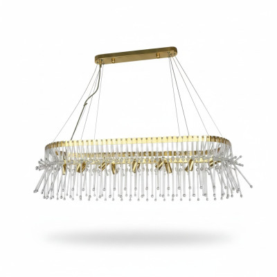 Eettafellamp Plafondlamp Kroonluchter Plafondlamp Luxe Goud Kroonluchter Glas