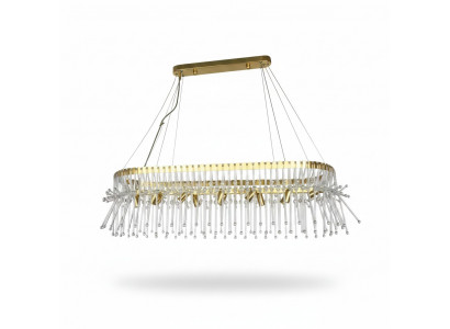Eettafellamp Plafondlamp Kroonluchter Plafondlamp Luxe Goud Kroonluchter Glas