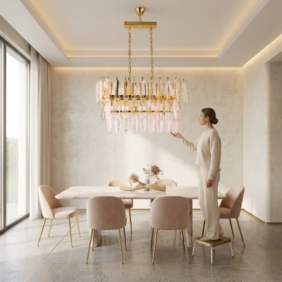 Lamp Kroonluchter Plafondlamp Luxe Goud Plafondlamp Kroonluchter Kristal