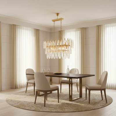 Lamp Kroonluchter Plafondlamp Luxe Goud Plafondlamp Kroonluchter Kristal