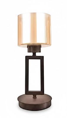 Tafellamp Tafellamp Lamp Verlichting Glas Goud Lampen Tafel Zwart
