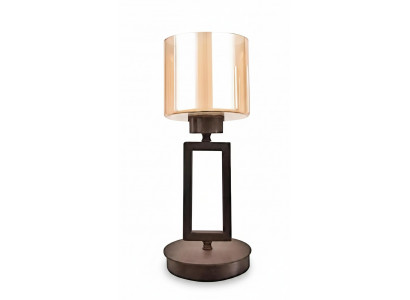 Tafellamp Tafellamp Lamp Verlichting Glas Goud Lampen Tafel Zwart
