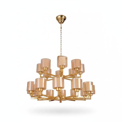 Kroonluchter Plafondlamp Goud Hanglamp Kroonluchter Glas Modern Nieuw