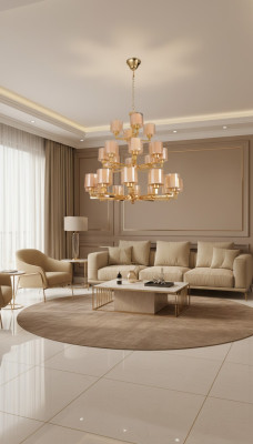 Kroonluchter Plafondlamp Modern Goud Plafondlamp Kroonluchter Glas XXL