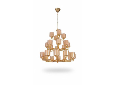 Kroonluchter Plafondlamp Modern Goud Plafondlamp Kroonluchter Glas XXL