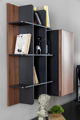 rtv Lowboard tv Standaard Planken Dressoir Hout Modern Bruin Woonkamer