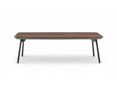 Langere salontafel bijzettafel koffietafel houten tafel hout bruin gloednieuw
