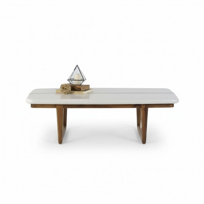 Salontafel Koffietafel Houten bijzettafel Hout Wit Woonkamermeubels Nieuw