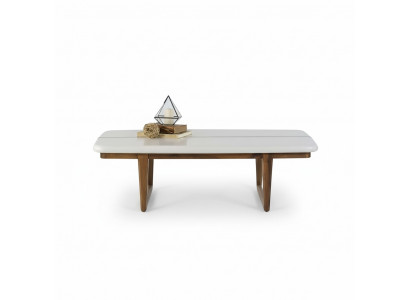 Salontafel Koffietafel Houten bijzettafel Hout Wit Woonkamermeubels Nieuw
