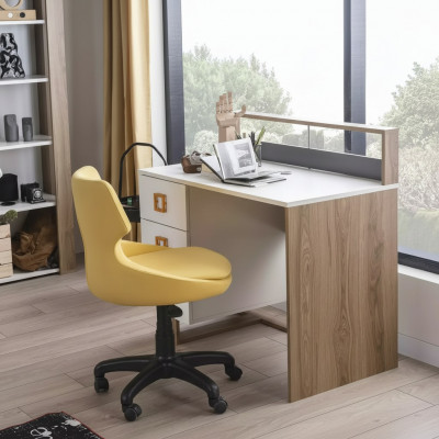 Bureau kinderbureau Computer kantoortafel hout bruin tafel