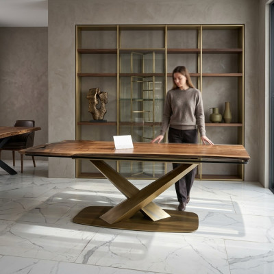 Eettafel Vergadertafels Eettafel Epoxyhars Tafel Hout Bruin