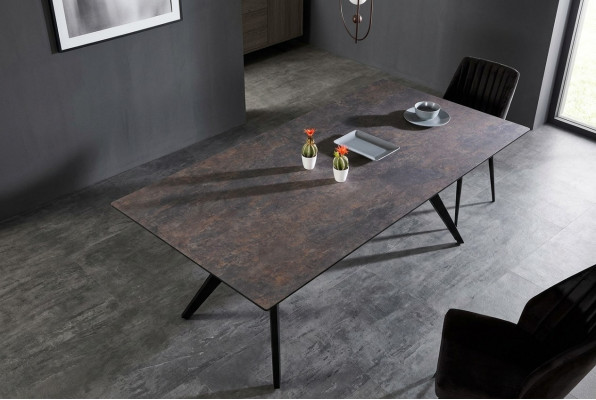 Uittrekbare eettafel Eettafel Keukentafel Hout Zwart Tafel