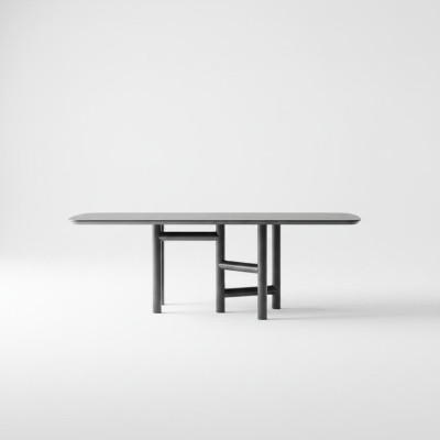 Keukentafel Eettafel Uitschuifbaar Ontwerp Luxe Hout Grijs Tafel