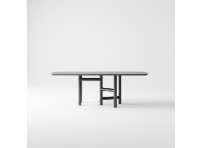 Keukentafel Eettafel Uitschuifbaar Ontwerp Luxe Hout Grijs Tafel