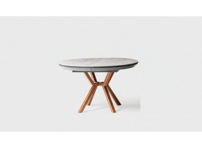Eettafel van rundhout Luxe eettafel Keukentafel Grijs Eetkamer Hout